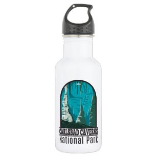 Carlsbad Caverns National Park Vintage Stainless Steel Water Bottle