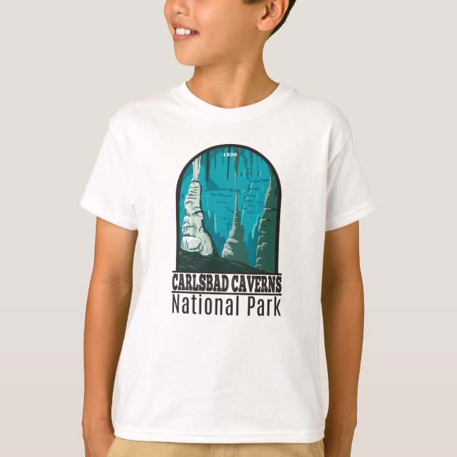 Carlsbad Caverns National Park Vintage T-Shirt (Front)
