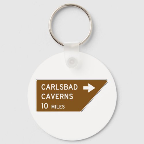 Carlsbad Caverns Sign Keychain