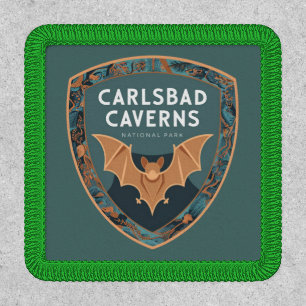 Carlsbad Caverns US National Park Bat Emblem Patch