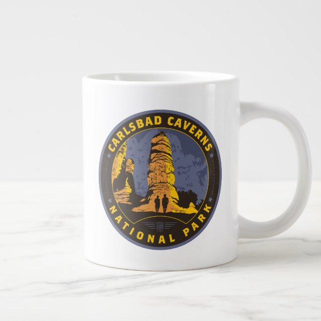 Carlsbad National Park Giant Coffee Mug (Right)