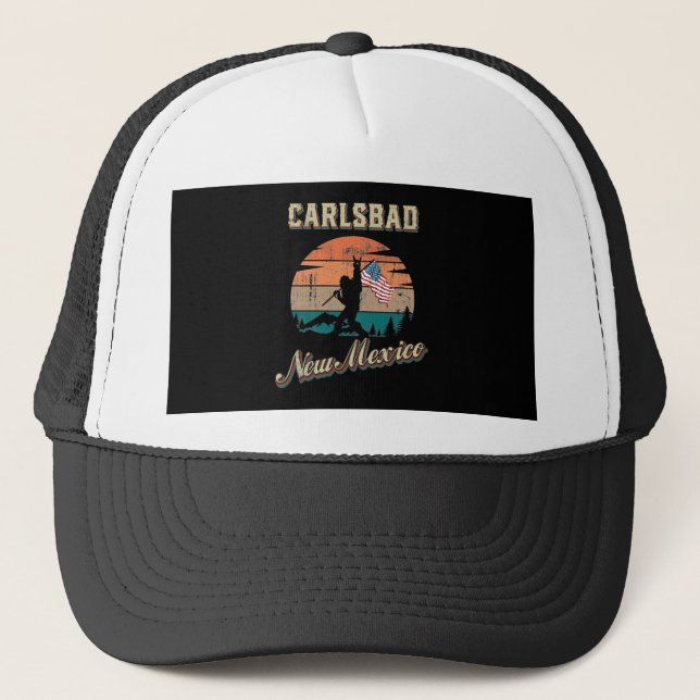 Carlsbad New Mexico Trucker Hat (Front)