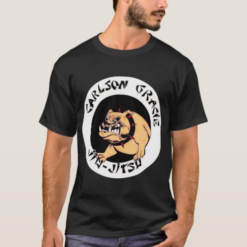 Carlson Gracie Team Logo Bulldog Art Classic T_Shi T_Shirt