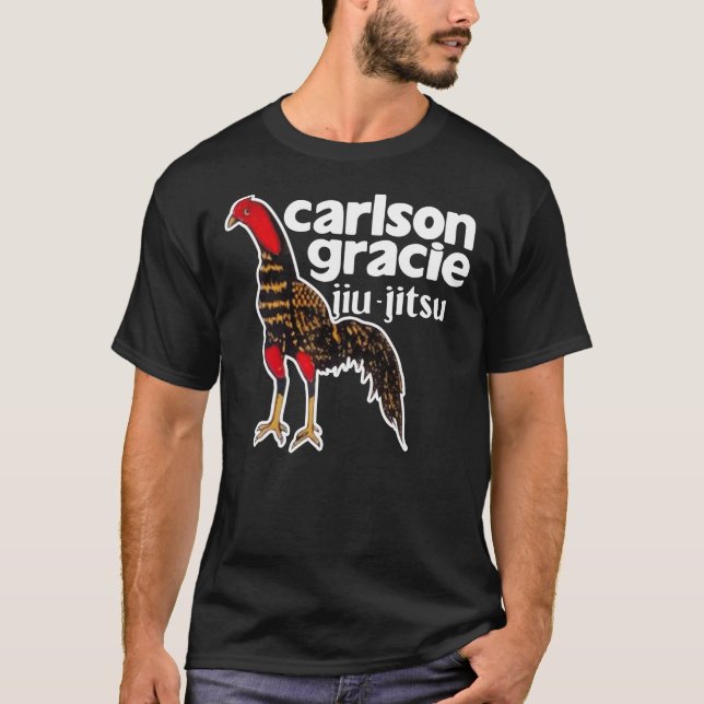 Carlson Gracie Team Logo Rooster Essential T-Shirt (Front)