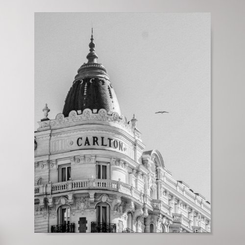 Carlton hotel in Cannes Poster