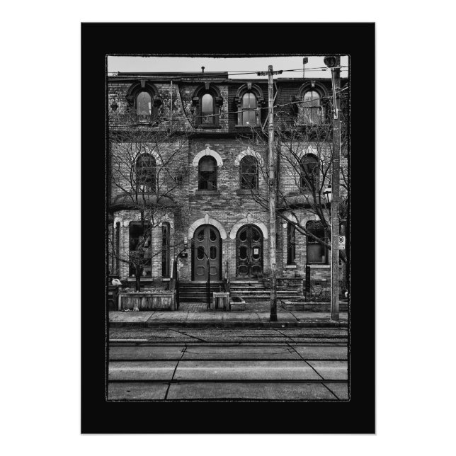 Carlton Street No 3 with Border Photo Print (Front)