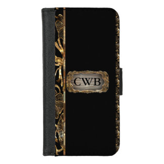 Carlton unique beautiful Monogram iPhone 8/7 Wallet Case