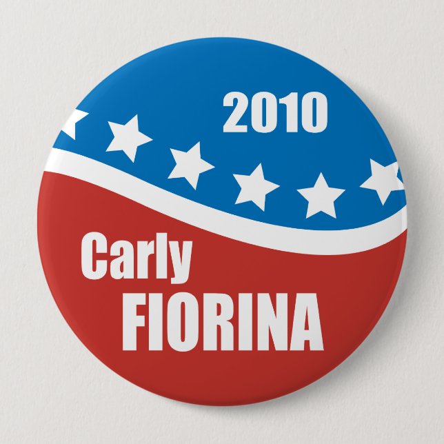 Carly Fiorina 2010 Button (Front)
