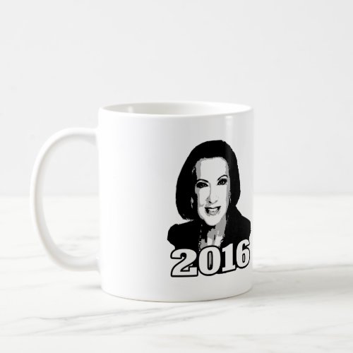 CARLY FIORINA 2016 CANDIDATE COFFEE MUG