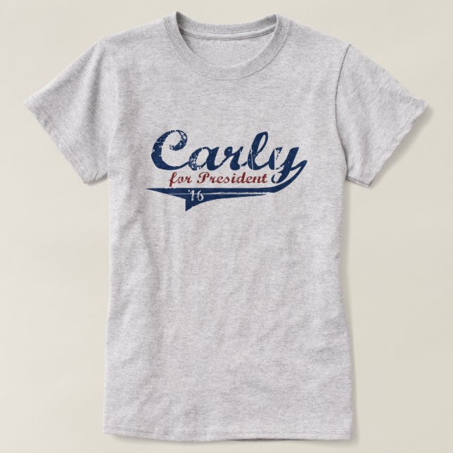 Carly Fiorina 2016 Swash T-Shirt (Design Front)