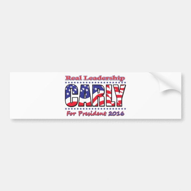 Carly Fiorina Bumper Sticker (Front)