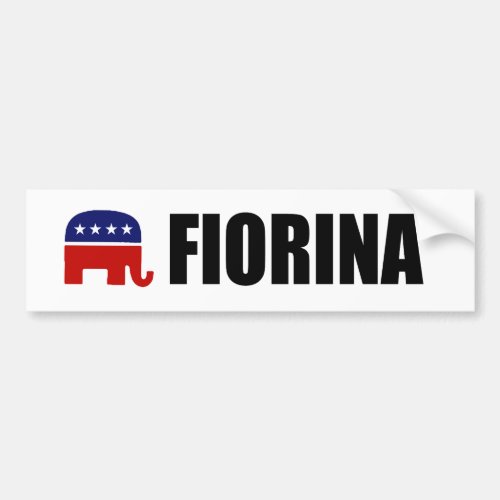 CARLY FIORINA CAMPAIGN GEAR BUMPER STICKER