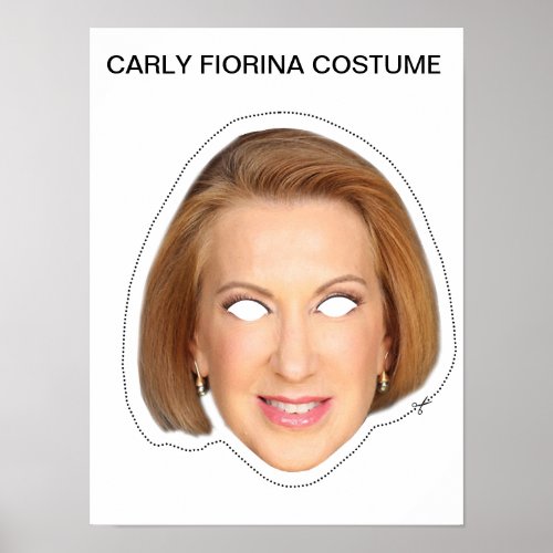 Carly Fiorina Costume Poster
