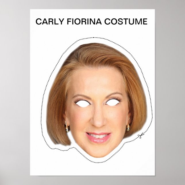 Carly Fiorina Costume Poster (Front)