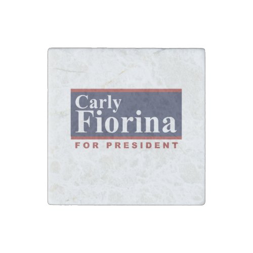 Carly Fiorina for President Campaign Sign 2016 Stone Magnet