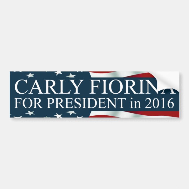 Carly Fiorina for President in 2016 Bumper Sticker (Front)