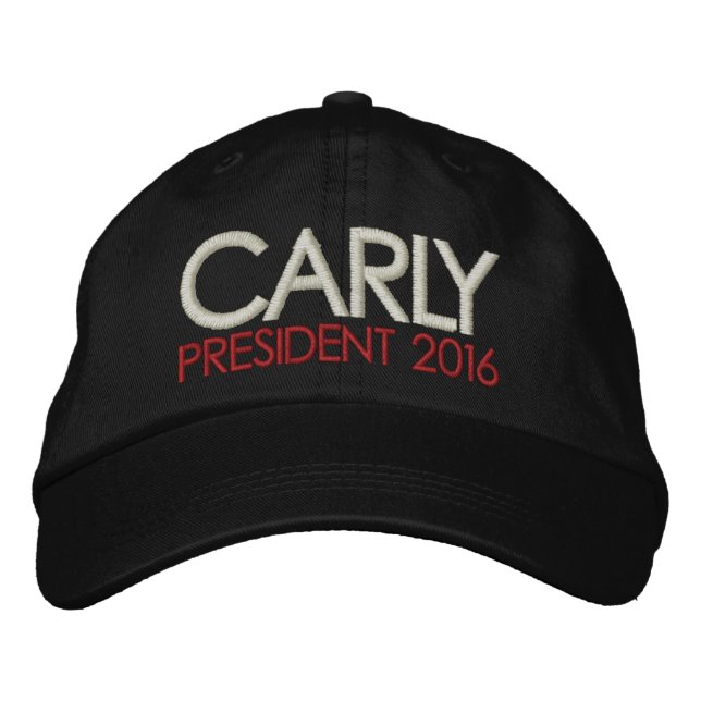 CARLY FIORINA President 2016 Embroidered Baseball Hat (Front)