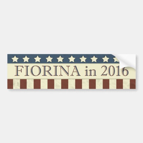 Carly Fiorina President in 2016 Bumper Sticker