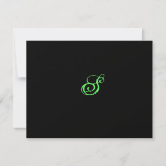 Carly Rebecca Bat Mitzvah Invitation RSVP Black