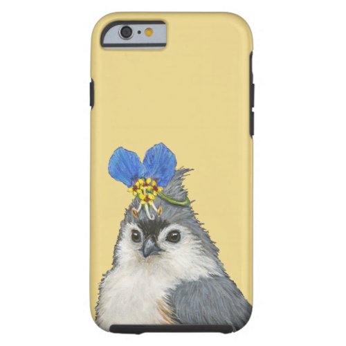 Carly the tufted titmouse iPhone 66s tough case