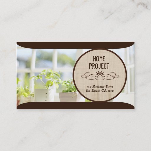 Customizable Carly's Home Project Business Cards