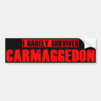 Carmageddon Bumper Sticker