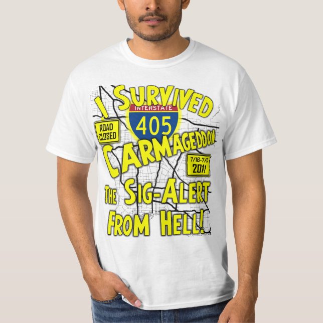 Carmageddon - Los Angeles 405 Closure T-Shirt (Front)