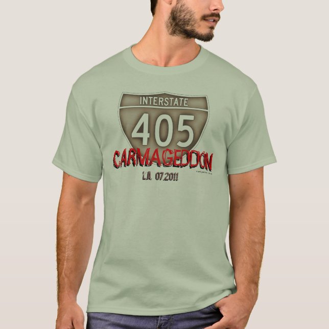 Carmageddon on the 405 T-Shirt (Front)