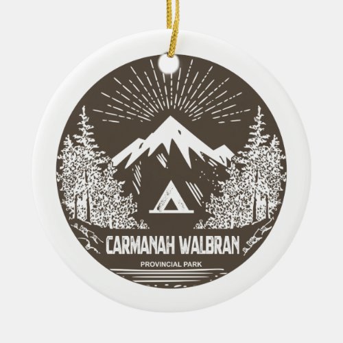 Carmanah Walbran Provincial Park Ceramic Ornament