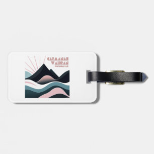 Carmanah Walbran Provincial Park Colored Hills Luggage Tag