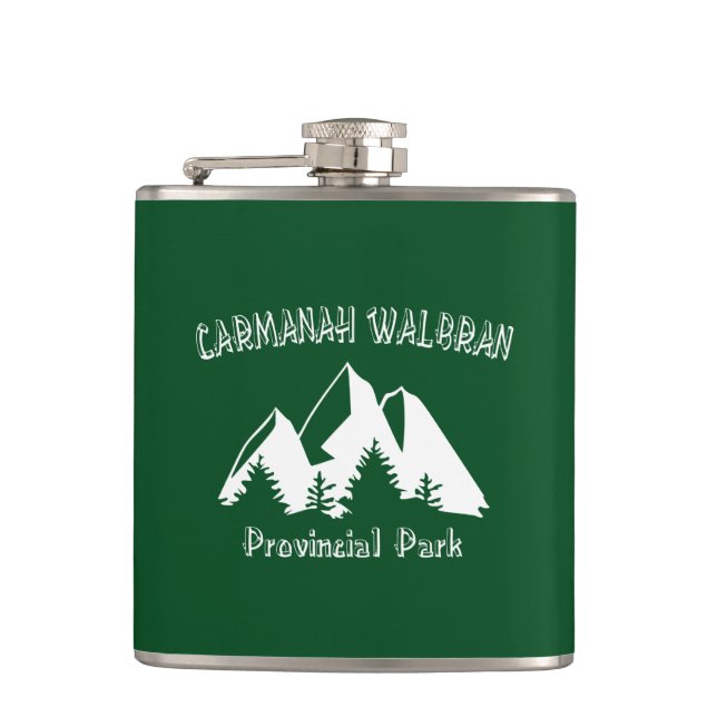 Carmanah Walbran Provincial Park Flask (Front)
