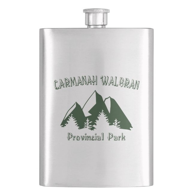 Carmanah Walbran Provincial Park Flask (Front)