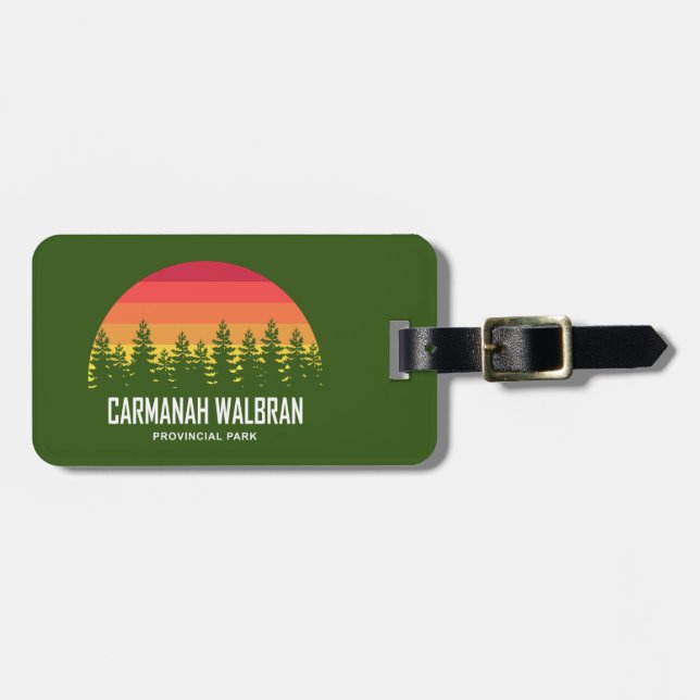 Carmanah Walbran Provincial Park Luggage Tag (Front Horizontal)