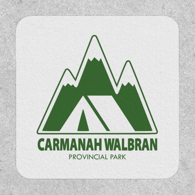 Carmanah Walbran Provincial Park Mountains Camping Patch (Front)