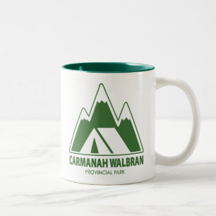 Carmanah Walbran Provincial Park Mountains Camping Two-Tone Coffee Mug