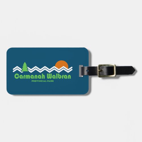 Carmanah Walbran Provincial Park Retro Luggage Tag