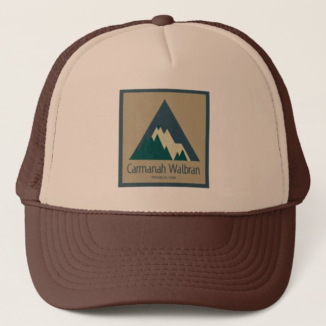 Carmanah Walbran Provincial Park Rustic Trucker Hat (Front)