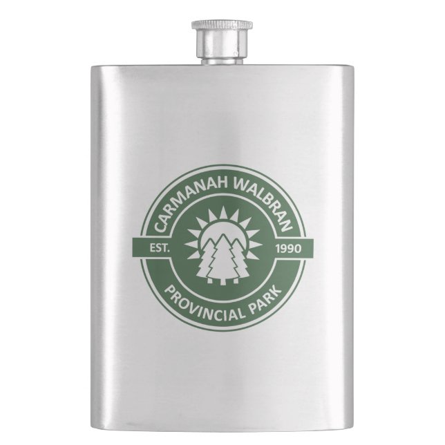 Carmanah Walbran Provincial Sun Trees Flask (Front)