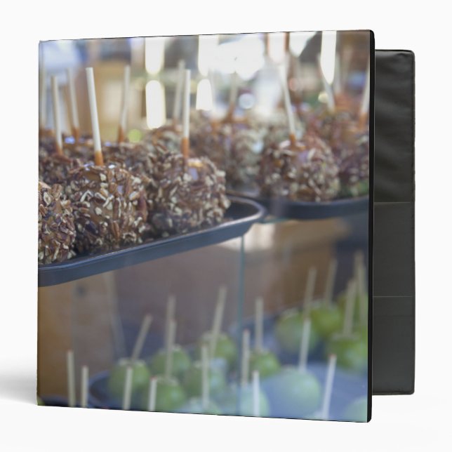 Carmel apples, Pioneer Square, Seattle, Binder (Front/Inside)