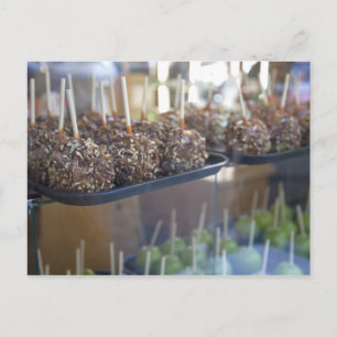 Carmel apples, Pioneer Square, Seattle, Postcard