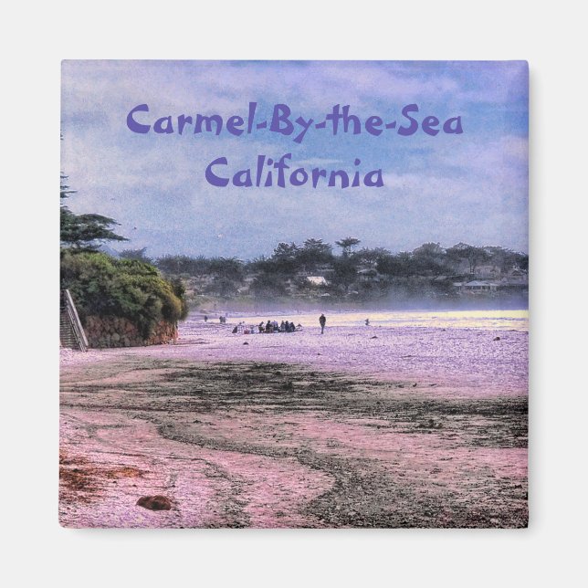 Carmel Beach California Central Coast Magnet (Front)