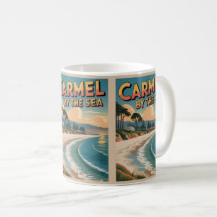 Carmel by the sea beach california pacific coast coffee mug