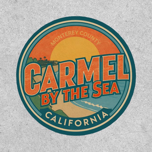 Carmel by the sea beach california pacific coast g patch (Front)