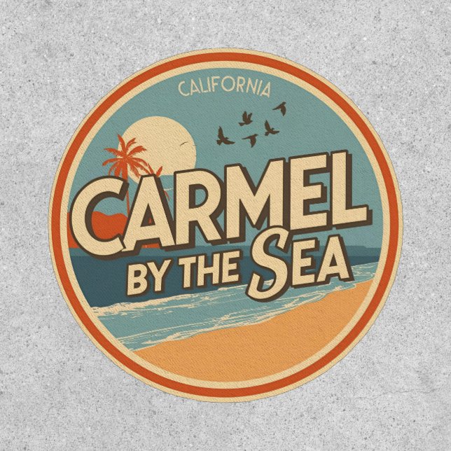 Carmel by the sea beach california pacific coast patch (Front)