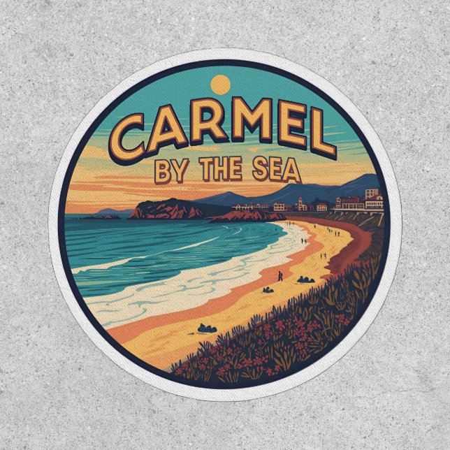 Carmel by the sea beach california pacific coast patch (Front)