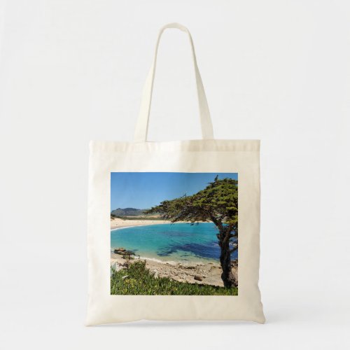 Carmel by The Sea Beautiful Beach Scene Tote Bag