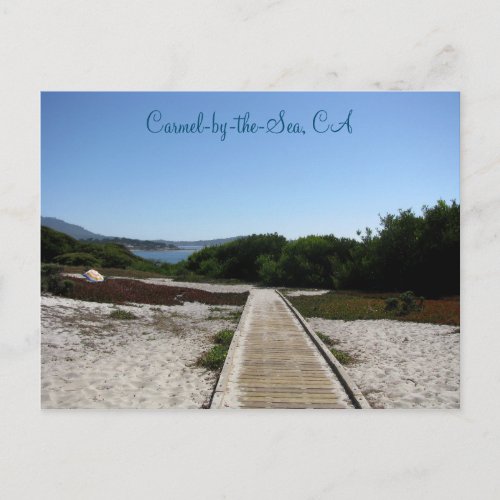 Carmel_by_the_Sea CA _ Path To Ocean Postcard