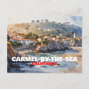 Carmel-by-the-Sea California Holiday Postcard