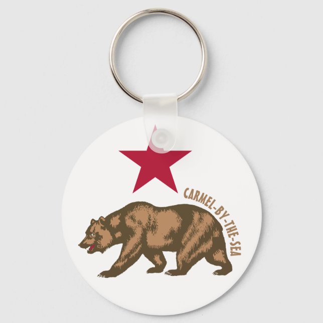 Carmel-by-the-Sea, California Keychain (Front)