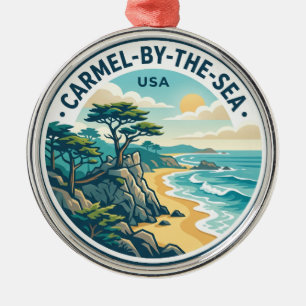 Carmel-by-the-sea USA Metal Ornament